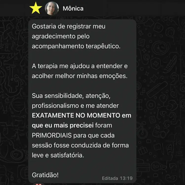 Depoimento de cliente da Jornada da Presença