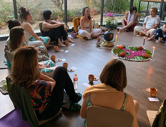 Vivências em grupo de mulheres